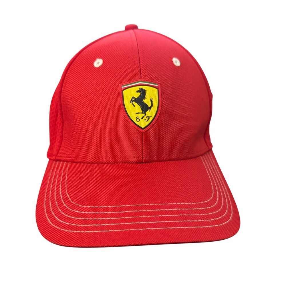 Puma Scuderia Ferrari Fanwear Baseball Cap Red Snapback hat